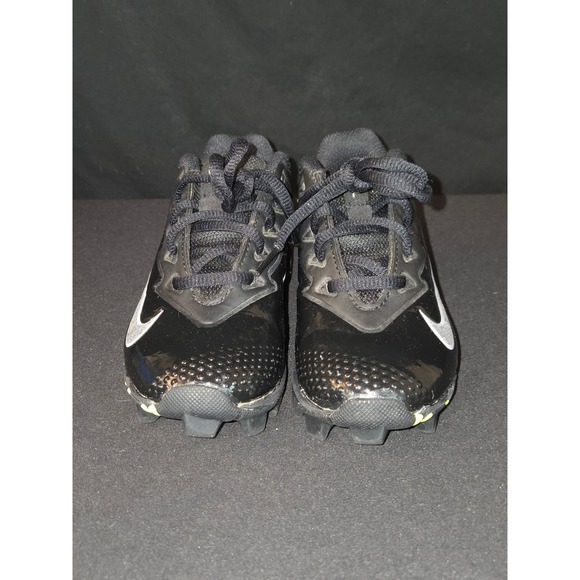 Nike Vapor Kids Black Football baseball Cleats Size 11C - Picture 3 of 10